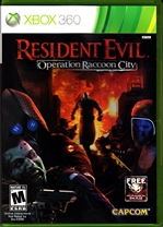 Xbox 360 Resident Evil Operation Raccoon City Front CoverThumbnail